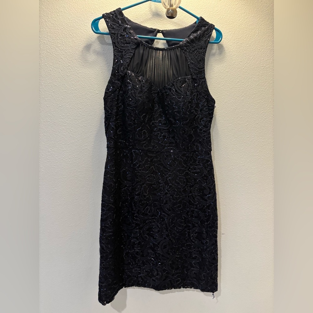Elegant Navy  Lace Dress